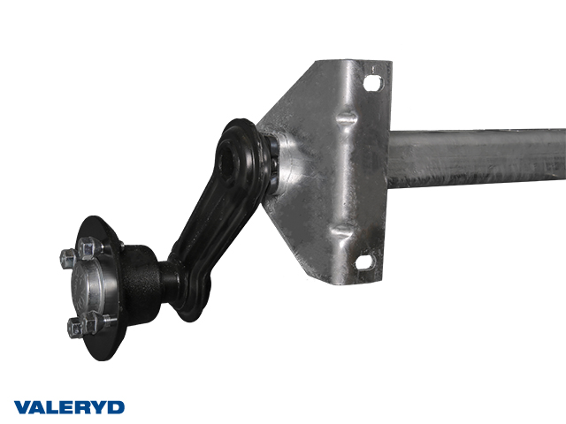 Axel Obromsad 750kg 1376/1694 4x100 vattentät