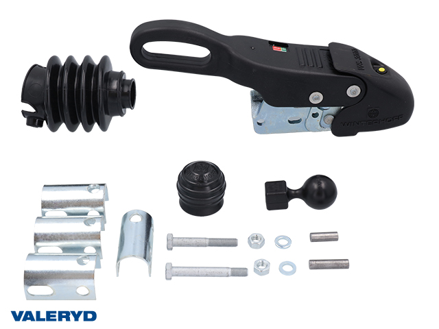 Kulkoppling säkerhetskoppling 3000 kg Winterhoff WS 3000-D Ø35-40-45-46-50mm rör