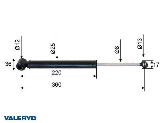Påskjutsdämpare Hahn AER-2K 20.1 S54 CC=360