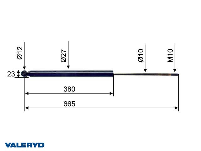 Påskjutsdämpare passar till Schlegl SFV 25 30 CC=665