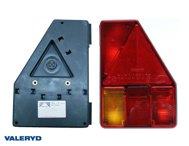 Baklampa Aspöck Earpoint I Hö 180x255x83 reflex. Bajonettanslutning 4(5)-pol.