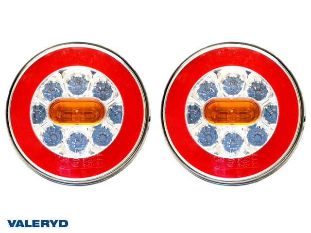 LED Baklampa Hö/Vä 140x50,5 12-24V inkl. 1m kabel (2-pack)