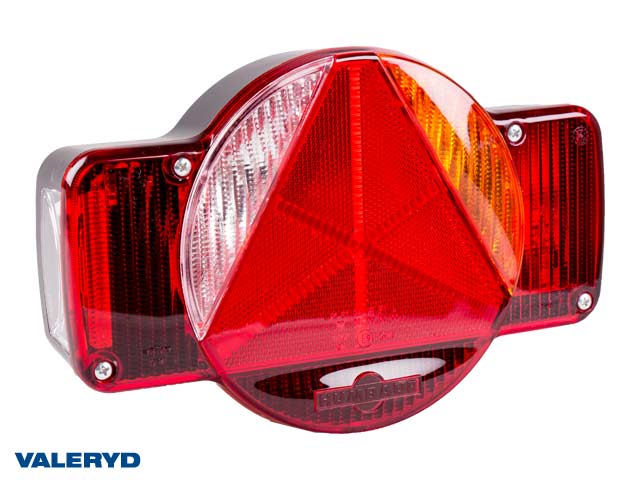 Baklampa Humbaur Hö 250x155x55 skyltbelysning, backljus, bajonettanslutning 5-pol.