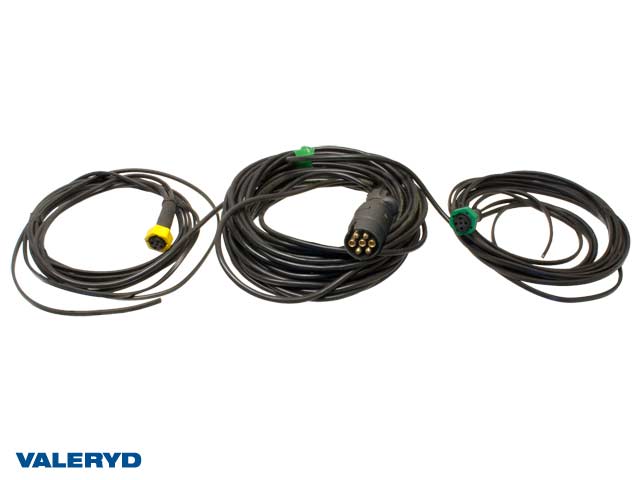 Huvudkabel 7-pol, 11,5m + 2x8,1m, dimljus