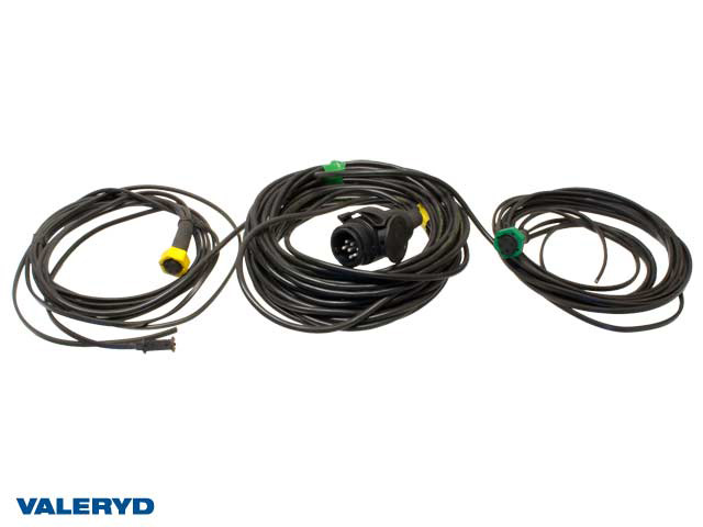 Huvudkabel 13-pol, 11,5m + 2x8,1m, Bajonettkontakt 6-pol.