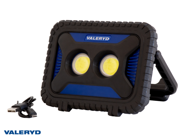 Multi LED Arbetslampa Valeryd med magnethandtag 170x105x45mm 1000Lm Uppladdningsbar