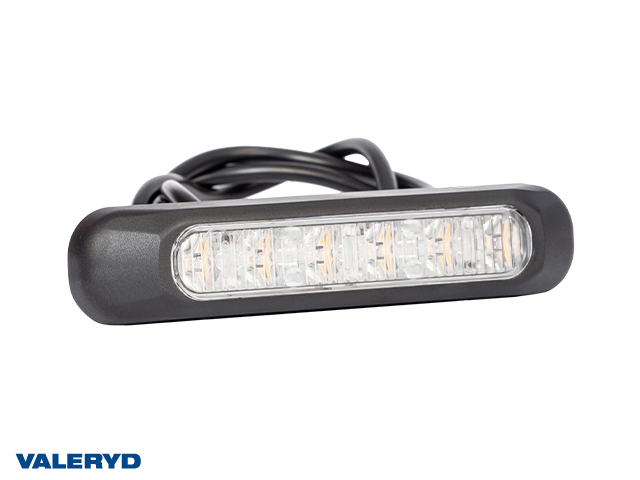 LED Varningsljus 132,2x28,2x28mm gul 1 m kabel