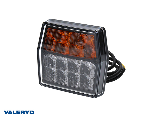 LED Blinkers- & Positionsljus 99,7x92x7x30 gul/vit , inkl. kabel 1m , CC=45mm