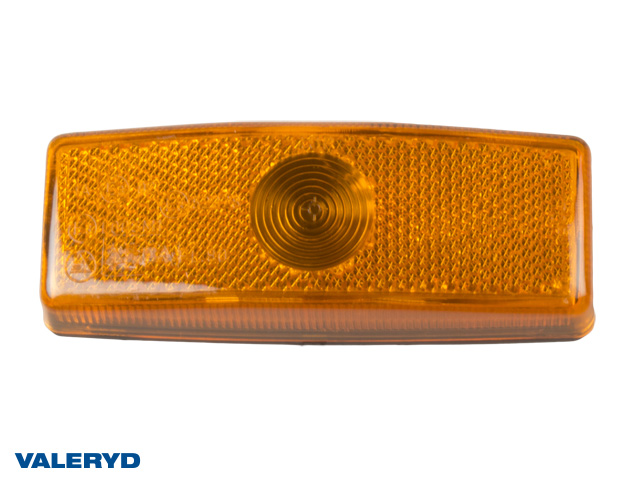 Sidomarkeringslykta Ajba 110x42x24 gul med reflex
