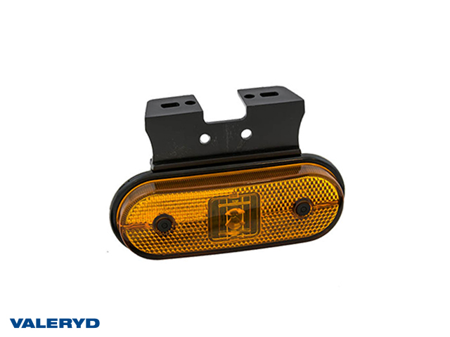 LED Sidomarkeringslykta Aspöck Unipoint I 119x75x18mm gul 24V med P&R 1,50m ASS1 Kabel