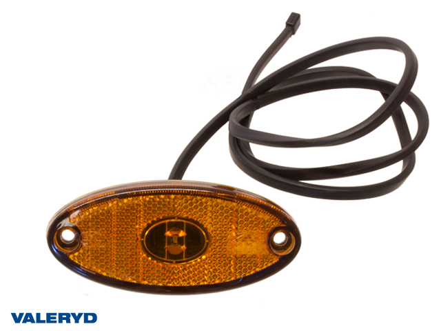 LED Sidomarkeringslykta Aspöck Flatpoint II med 1 m kabel