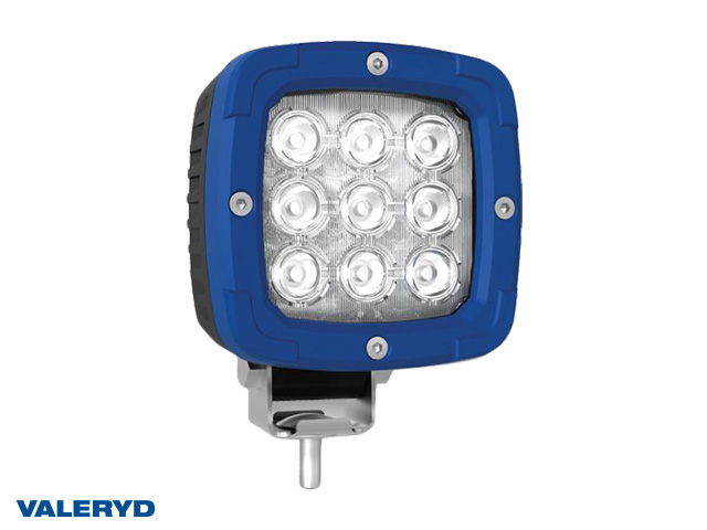 LED Arbetslampa aluminium 2800 Lm, 12/24V 1,4m kabel. Skruvanslutning