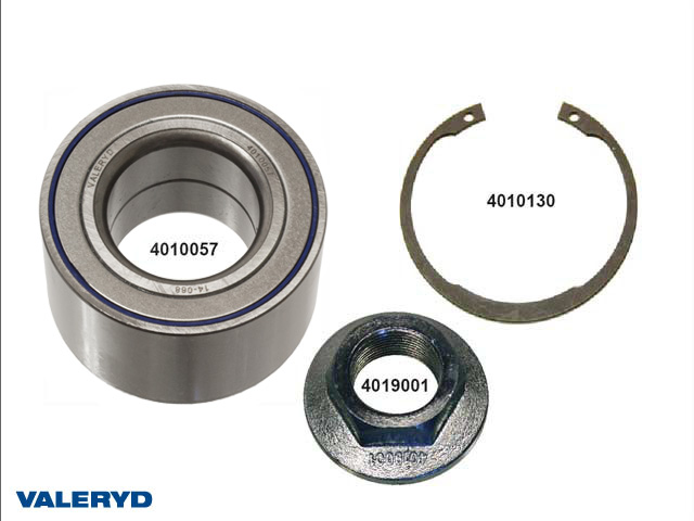 Hjullagersats compakt 34x64x37 vattenavvisande passar till AL-KO 2051 Euro, till 1 hjul