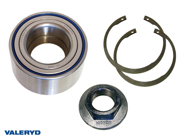 Hjullagersats compakt 39x72x37 vattenavvisande passar till Knott/Nieper/Schlegl 250x40, till 1 hjul