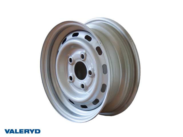 Fälg 5x13 Bultcirkel 5x112 Centrumhål 66,6 Offset +33 Silver, max 680kg