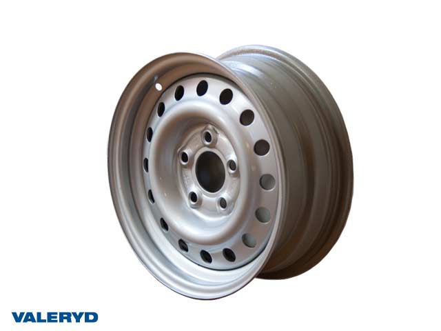 Fälg 5.50x14 Bultcirkel 5x112 Centrumhål 66,6 Offset +30 Silver, max 950kg