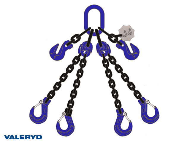 Lyftkätting, Fyra part, 8mmx2m 3 ton